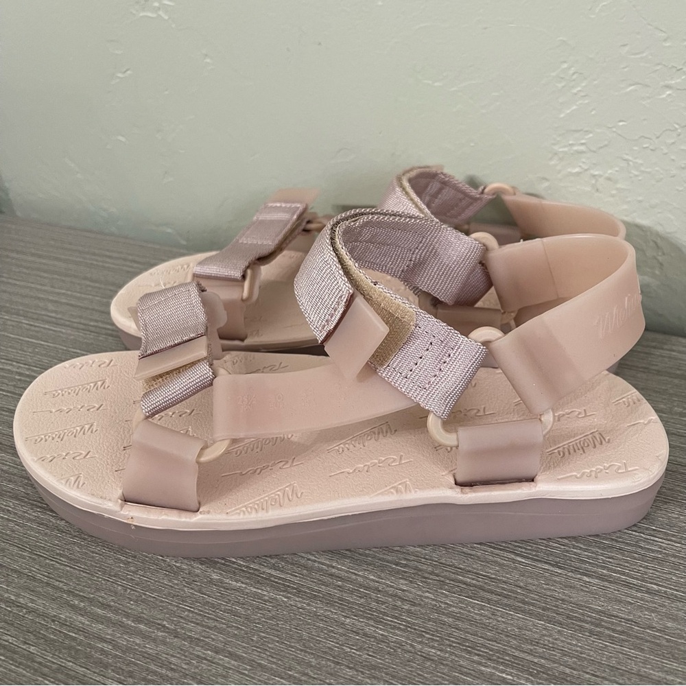 MELISSA + RIDER Papete Sandals US 9 EU 38 Pink